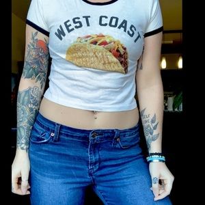 Cotton Taco Crop Top